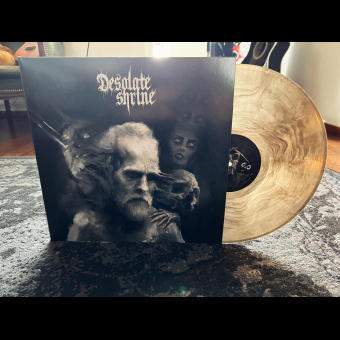 DESOLATE SHRINE Fires of the Dying World LP BEER BLACK GALAXY [VINYL 12"]